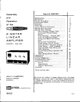 Heathkit HA-20 - Schematic - Manual 